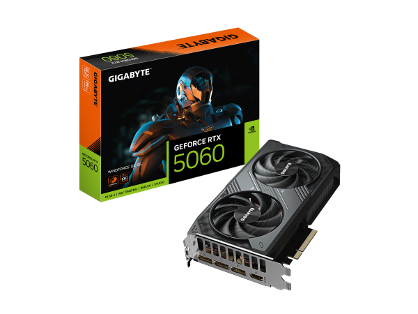 Gigabyte GeForce RTX 5060 WindForce 2 OC 8GB