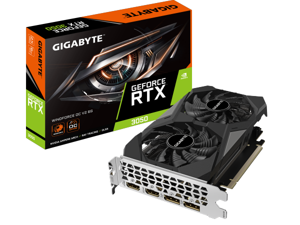 Gigabyte RTX 3050 Windforce 2 OC V2 6GB