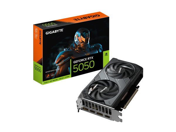 Gigabyte GeForce RTX 5050 WindForce OC 8GB 2xDP 2xHDMI