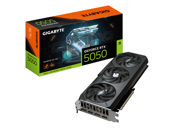 Gigabyte GeForce RTX 5050 Gaming OC 8GB 2xDP 2xHDMI