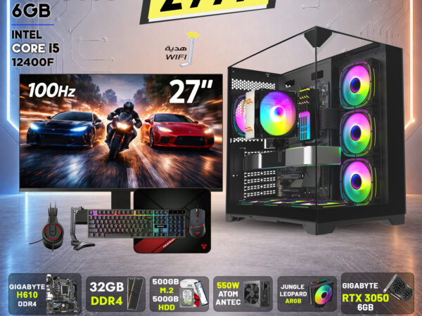 PC Gaming, i5 12400F , 32GB , RTX 3050  6GB