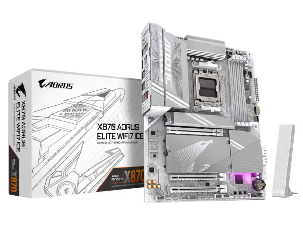 GIGABYTE X870 AORUS ELITE X ICE X3D WIFI7 ATX BT 2.5GBE