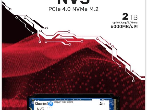 2TB Kingston NV3 NVME GEN 4.0 M.2 2280 6000/5000Mb/s