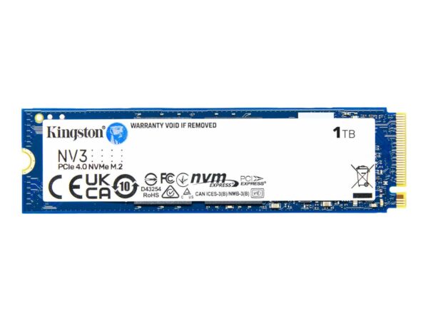 1TB Kingston NV3 NVME GEN 4.0 M.2 2280 6000/4000Mb/s