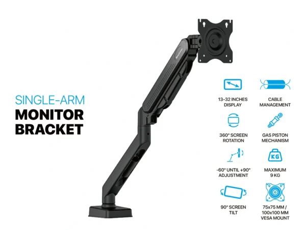 ANTECH Workstation MBS1 Monitor Stand Up to 32-inch Monitors