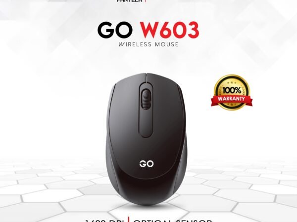 W603 GO WIRELESS MOUSE BLACK